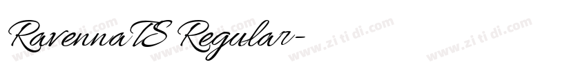RavennaTS Regular字体转换